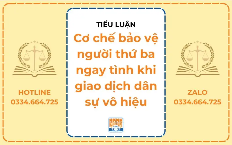 Người thứ ba ngay tình trong giao dịch dân sự là gì?